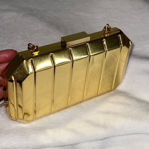Zara Gold Clutch